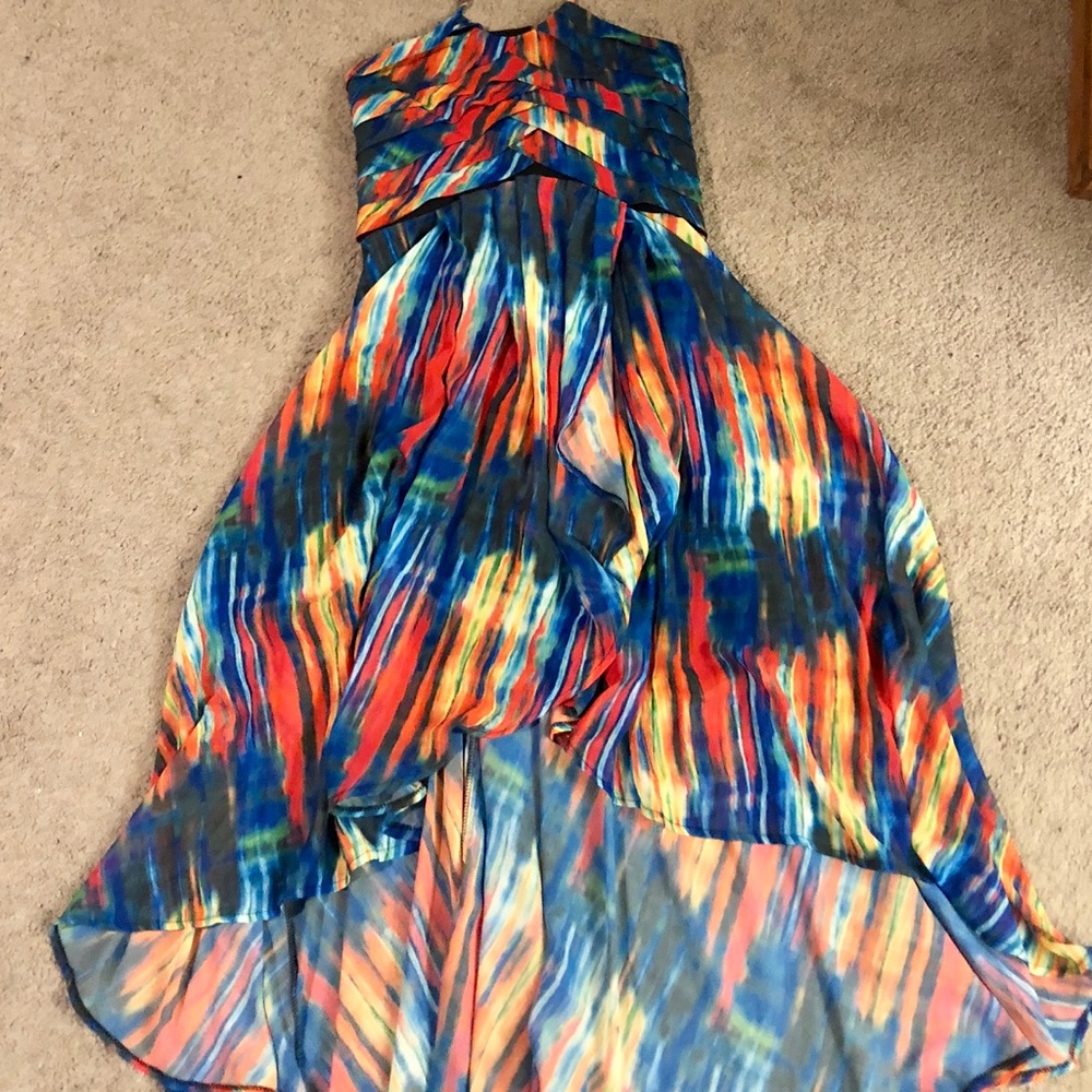 Halter dress high low